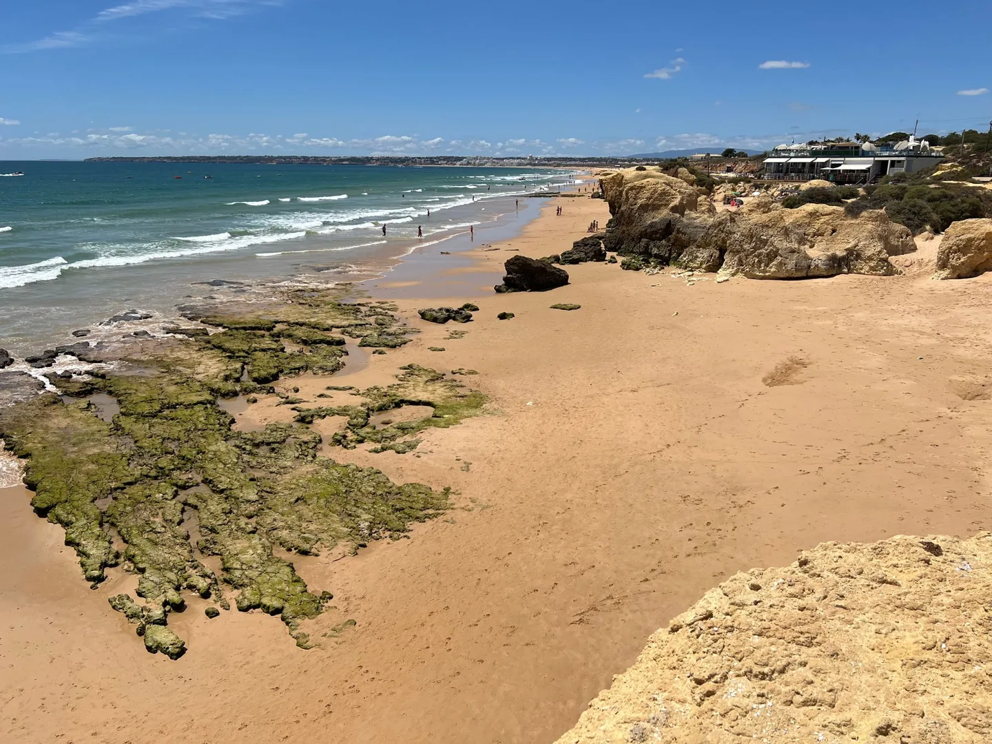 Coastal path along the beach