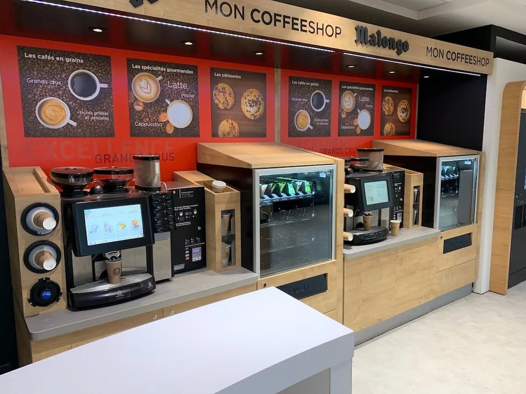 Self-service drink machines