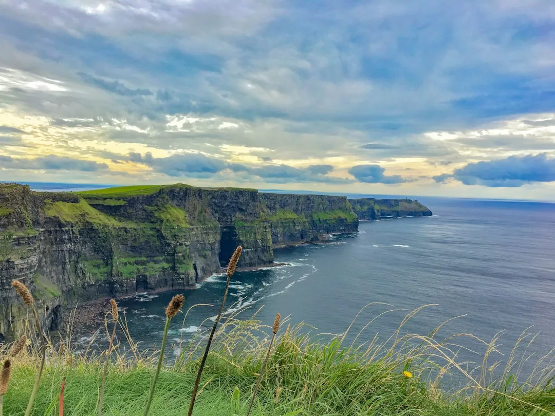 Cliffs of Moher above the Atlantic
