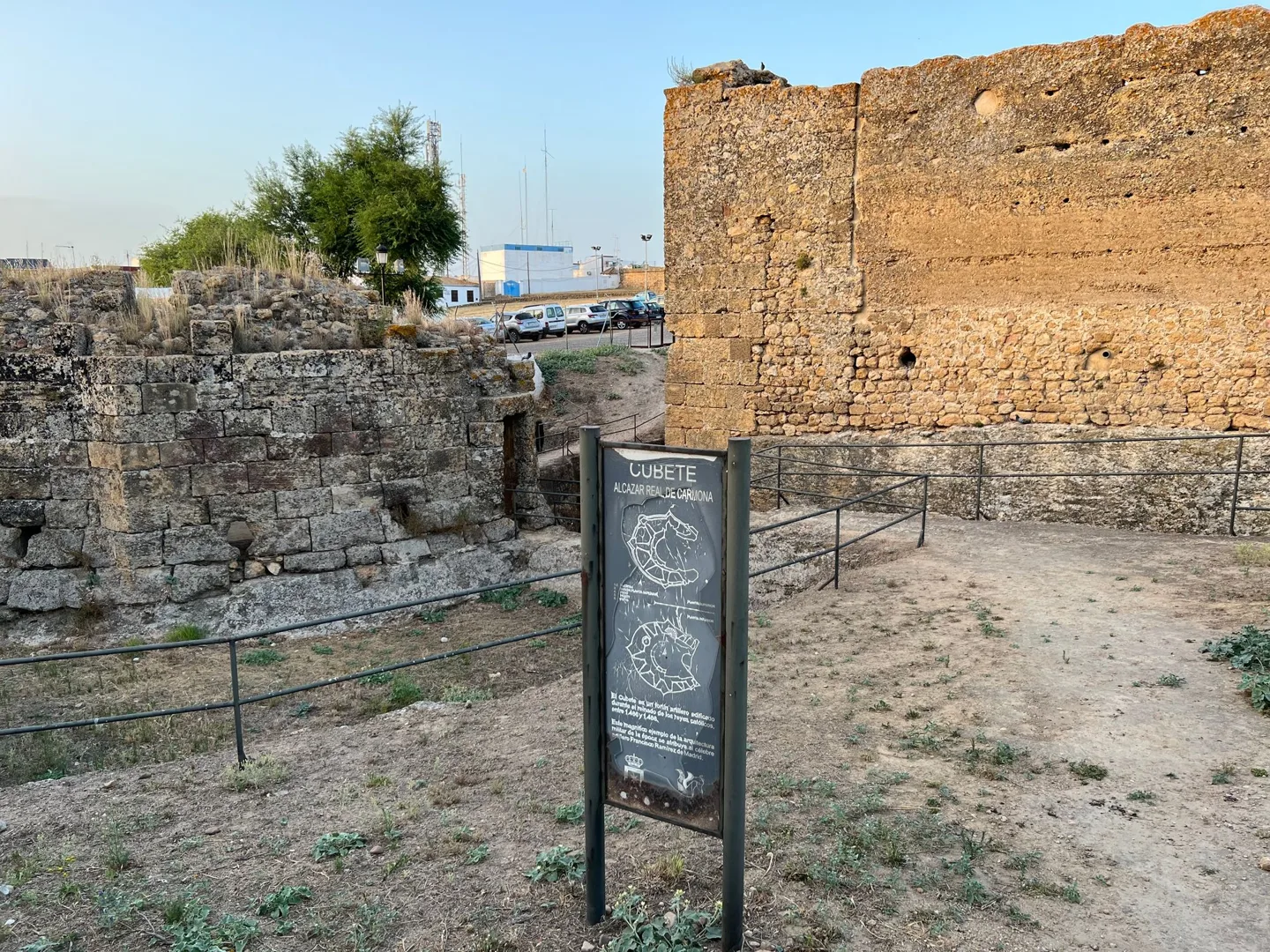 Ruins beside the fortress walls