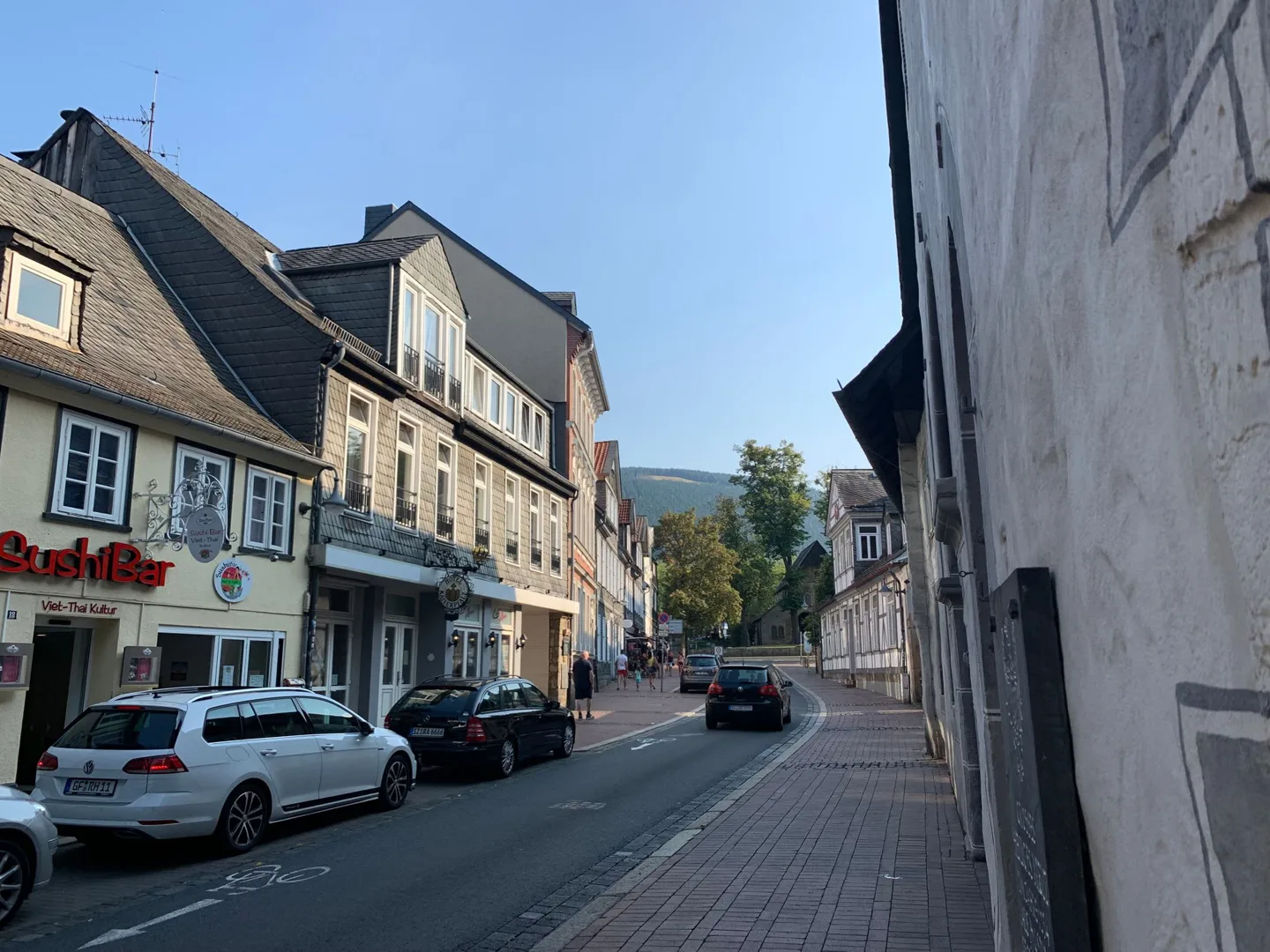 Quiet street through Goslar